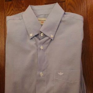 Dockers pinstripe long sleeve dress shirt